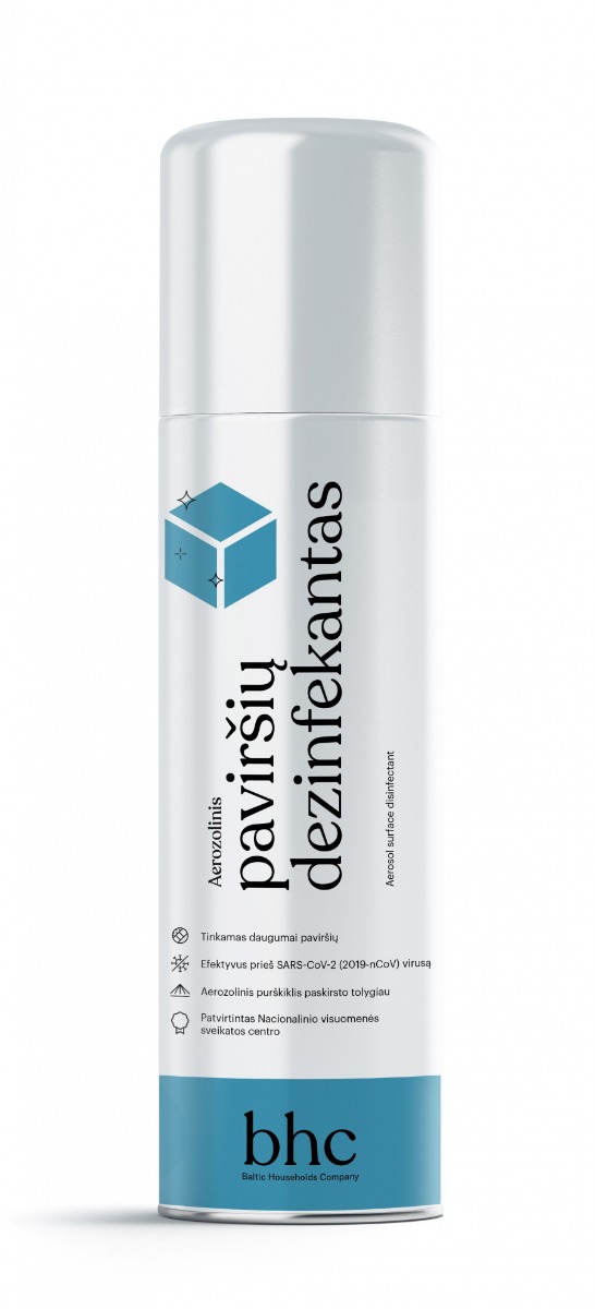 Aerosool pakendis pindade desinfitseerimisvahend