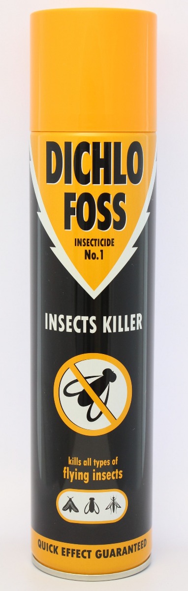Dichlofoss lendavate putukate tõrjeks ruumides 400 ml