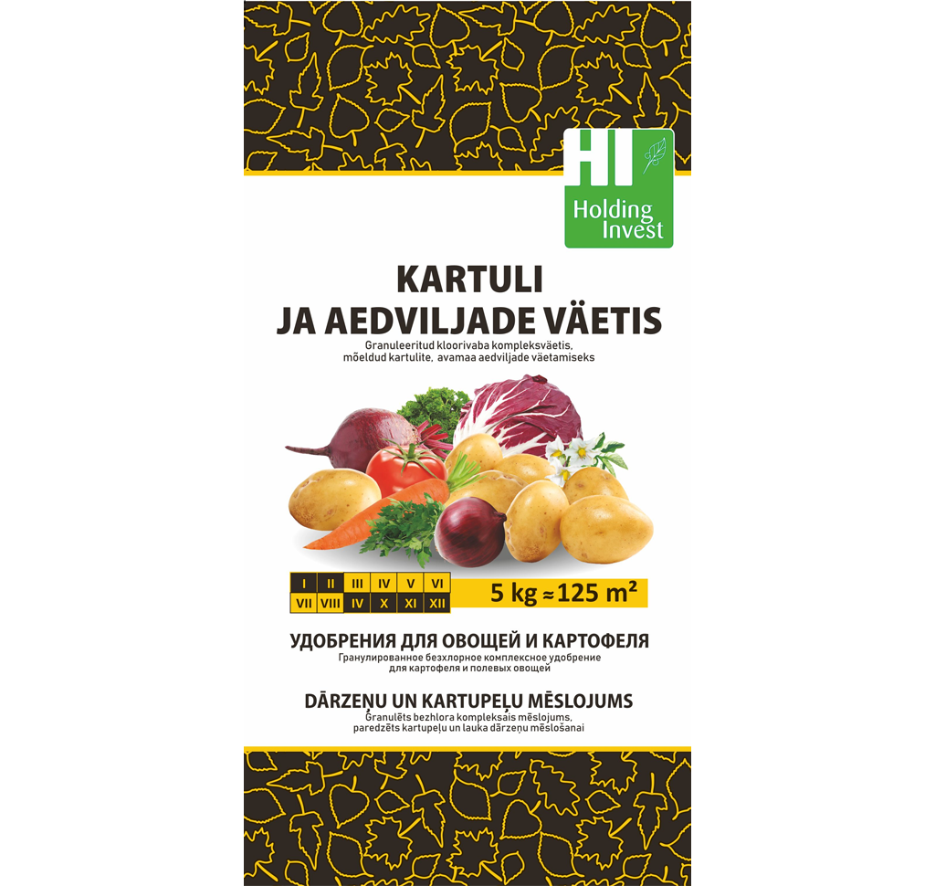 Kartuli ja aedviljade väetis 5 kg