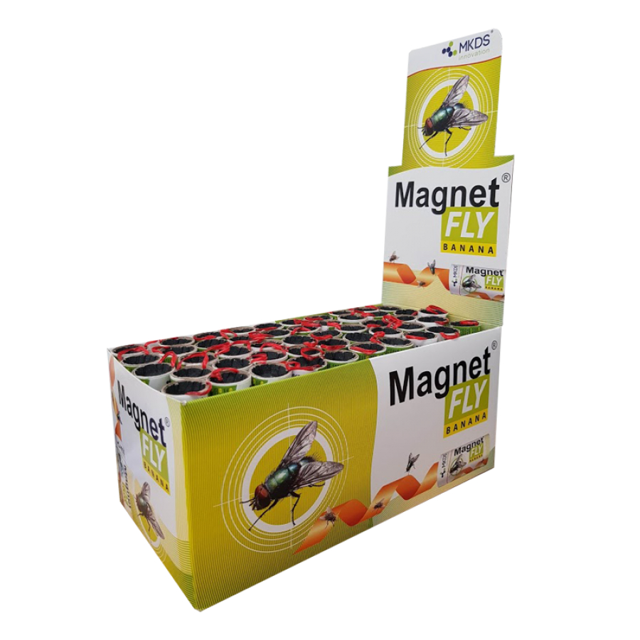 Magnet Fly Banana kärbsepaber 100 tk karbis