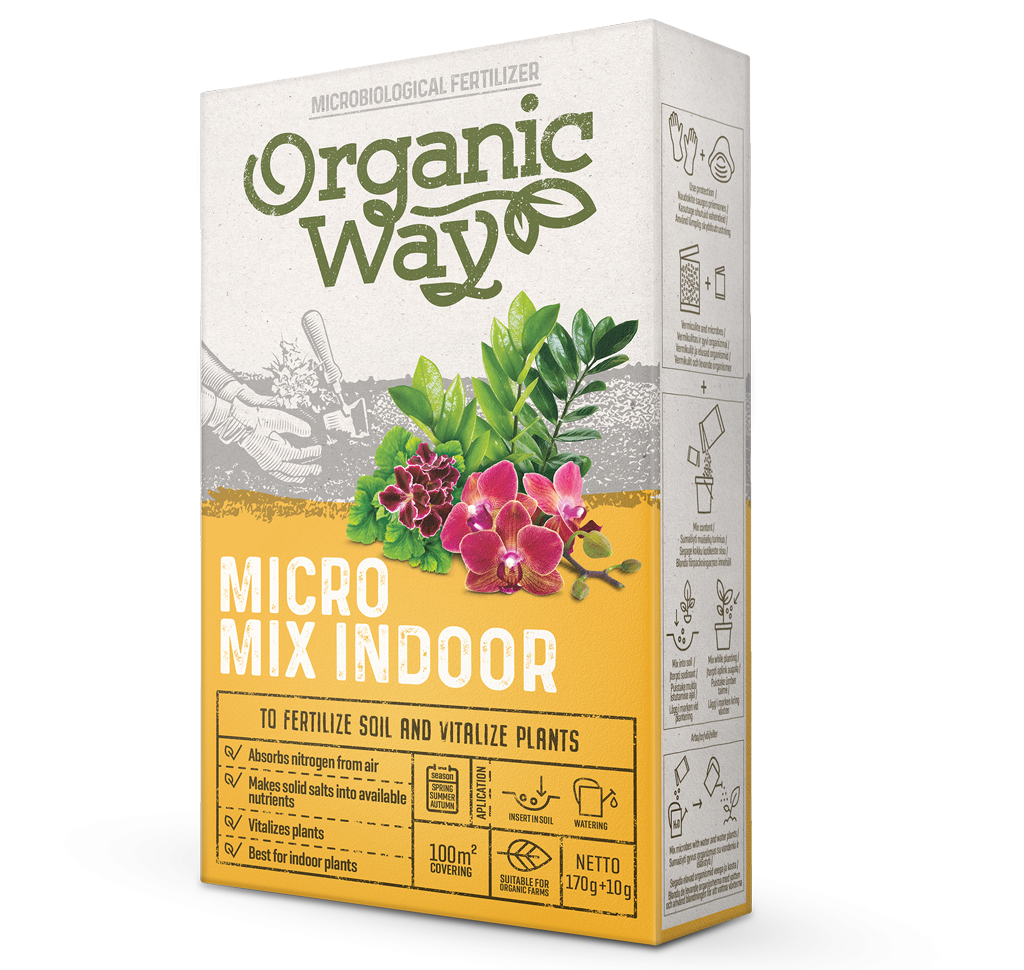 MicroMix Indoor Universaalne mikrobioloogiline toode toataimedele180 g