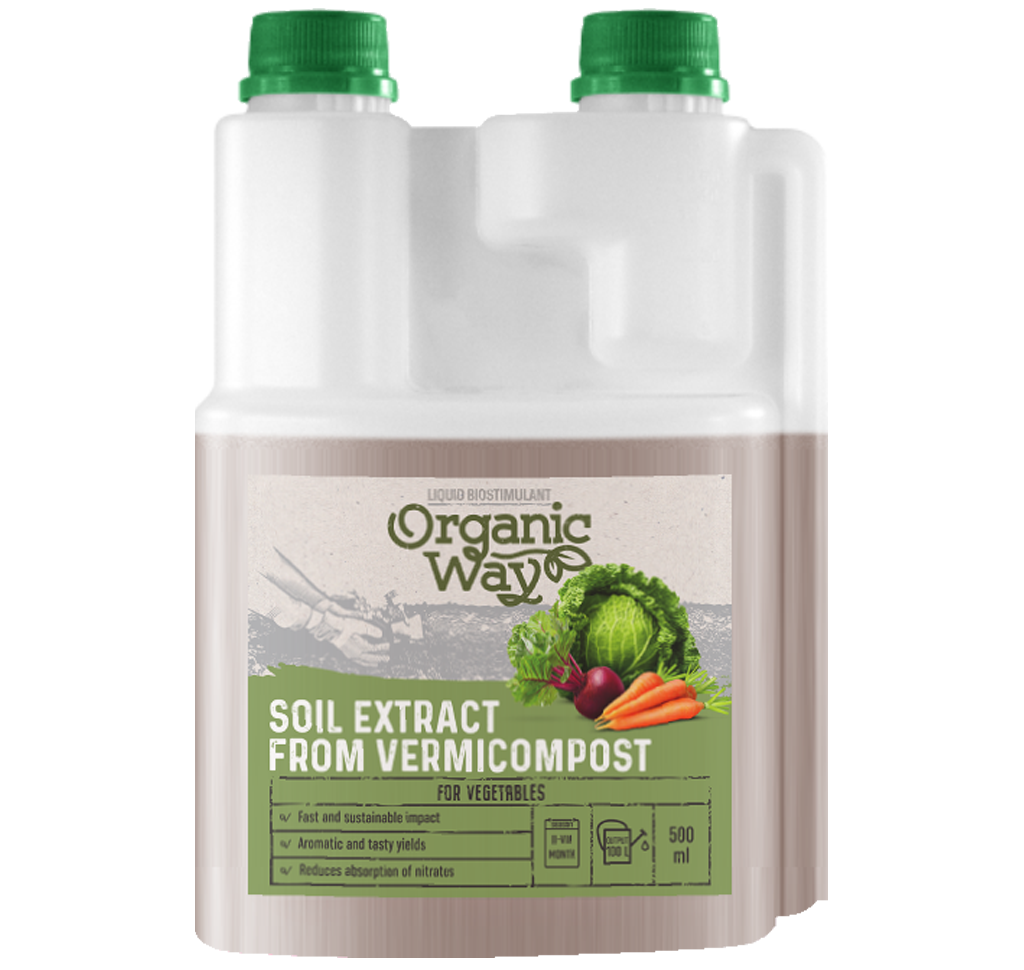 Vedel Orgaaniline Köögivilja biostimulaator vermikkompost 500 ml